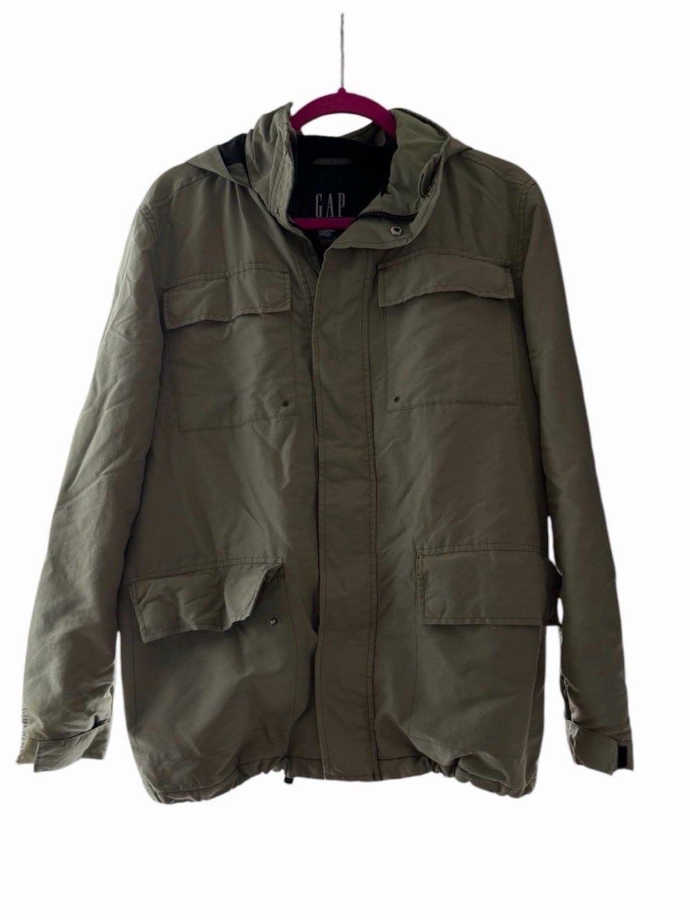 GAP Hooded Utility Jacket – Women’s Small – Lightweight Coat